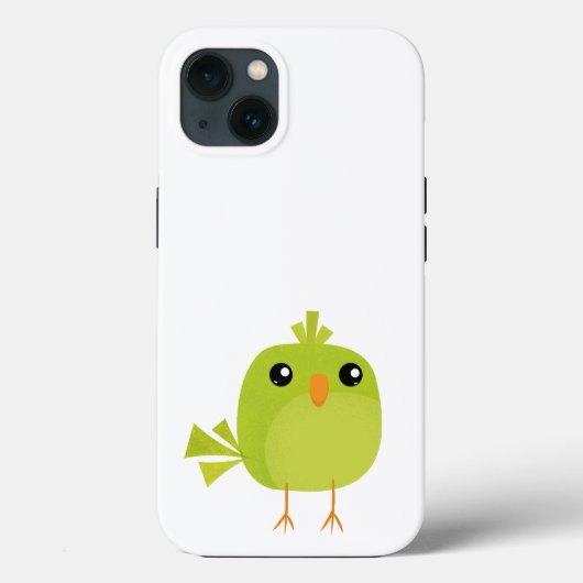 緑の鳥の漫画 Case-Mate iPhoneケース (裏面)