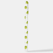 緑の鳥の漫画 iPhoneケース (右側面)