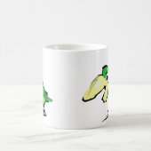 緑の鳥 コーヒーマグカップ (中央)