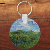 緑の麦畑(ヴィンセント・ヴァン・ゴッホ) キーホルダー (正面)