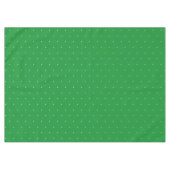 緑の黄色い星模様 テーブルクロス (正面(横))