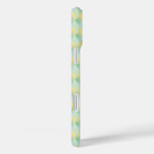 緑の黄色のグラデーションひし形パターン（の模様が）ある状 Case-Mate iPhoneケース (裏面 / 右)