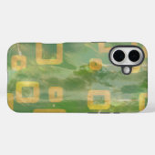 緑の黄色の幾何学的なiPhone / iPadケース Case-Mate iPhoneケース (裏面 (横))