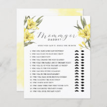 緑の黄色の花ママまたはパパのゲーム