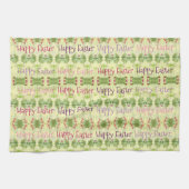 緑の黄色 キッチンタオル (横)