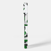 緑の黒いチームの色ガーリーバレーボールのパターン Case-Mate iPhoneケース (裏面 / 左)