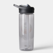 緑の黒いバスケットボールチームは子供の10代を彩る ウォーターボトル (右面)