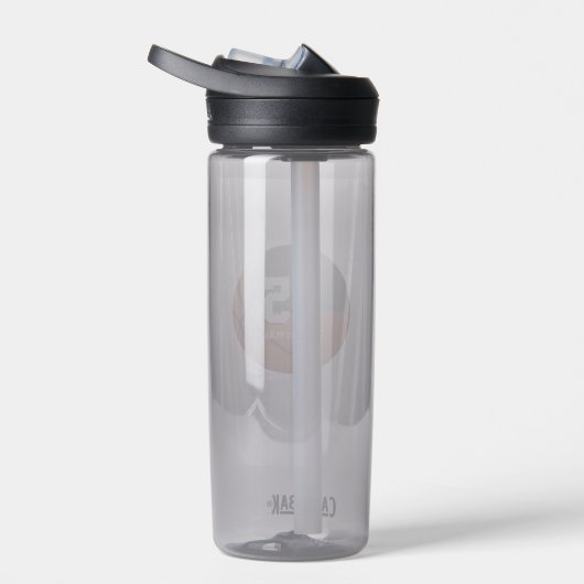 緑の黒いバスケットボールチームは子供の10代を彩る ウォーターボトル (右面)