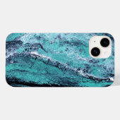 緑の黒い渦巻き Case-Mate iPhoneケース (裏面 (横))
