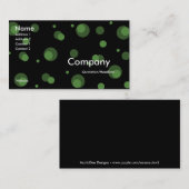 緑の黒は名刺に点を打ちます 名刺 (正面/裏面)