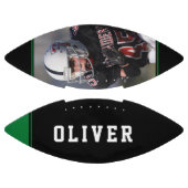 緑の黒ストライプ色のプレイヤー名の写真 アメリカンフットボール (パネル)