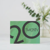 緑の10年の誕生日 ポストカード (スタンド正面)