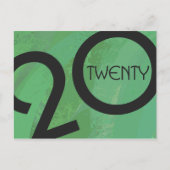 緑の10年の誕生日 ポストカード (正面)