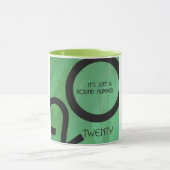 緑の10年の誕生日 マグカップ (中央)