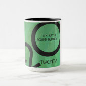 緑の10年の誕生日 マグカップ (中央)