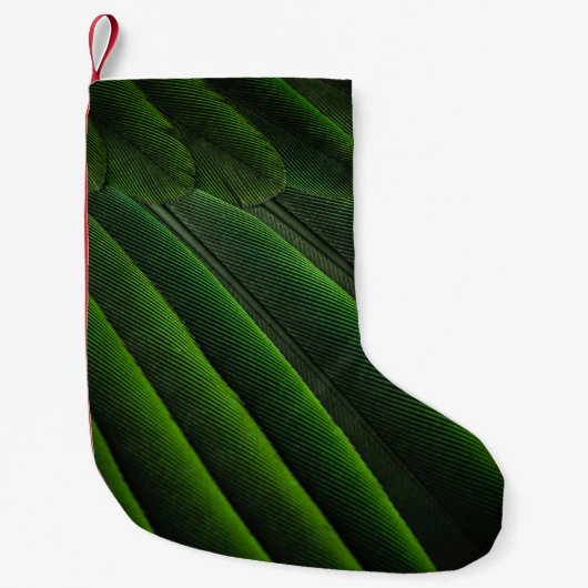 緑の3D壁紙 スモールクリスマスストッキング (正面)