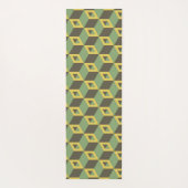 緑の3d正方形 ヨガマット (裏面)