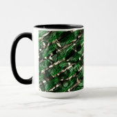 緑の「壁」効果と最も暗い泡？ マグカップ (左)