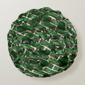 緑の「壁」効果と最も暗い泡？ ラウンドクッション (裏面)