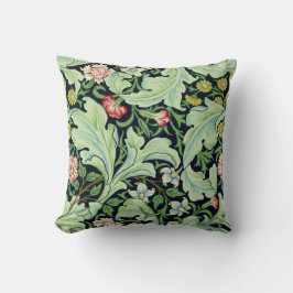 緑のAcanthusの装飾用クッション クッション