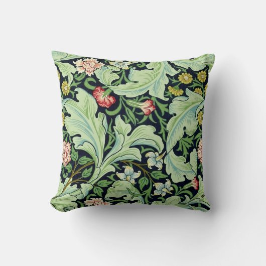 緑のAcanthusの装飾用クッション クッション (正面)
