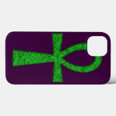 緑のAnkh iPadケース Case-Mate iPhoneケース (裏面 (横))