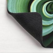 緑のAppleの中心! マウスパッド (コーナー)