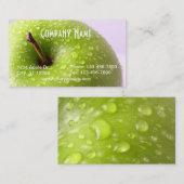 緑のAppleの名刺 名刺 (正面/裏面)