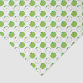 緑のAppleパターンティッシュペーパー 薄葉紙 (詳細)