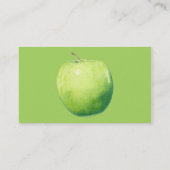 緑のAppleプロファイルカード 名刺 (裏面)