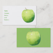 緑のAppleプロファイルカード 名刺 (正面/裏面)