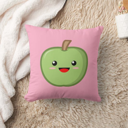 緑のApple クッション (ブランケット)