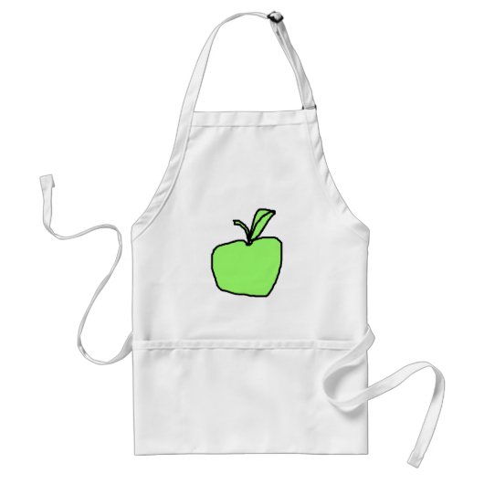 緑のApple スタンダードエプロン (正面)