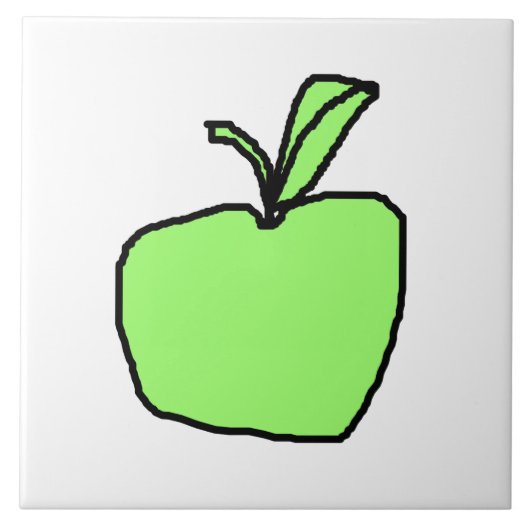 緑のApple タイル (正面)
