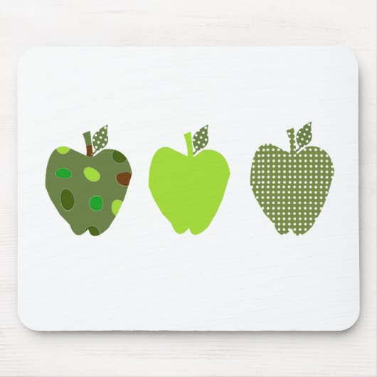 緑のApple マウスパッド (正面)