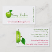 緑のApple 名刺 (正面/裏面)