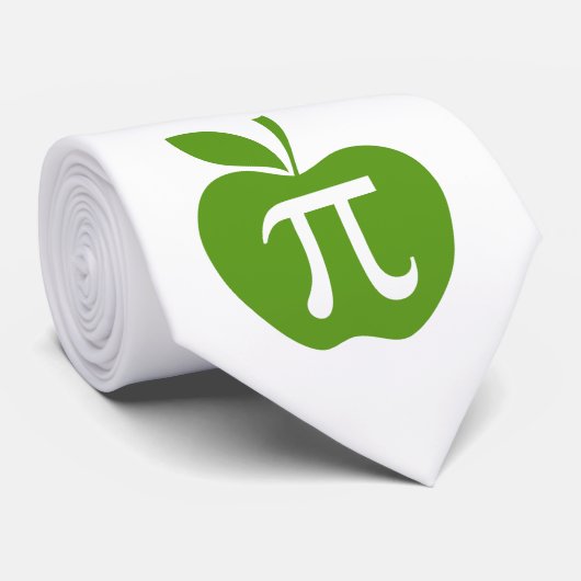 緑のApple Pi ネクタイ (ロール)