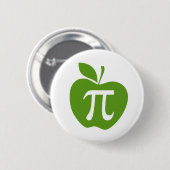 緑のApple Pi 缶バッジ (正面&裏面)