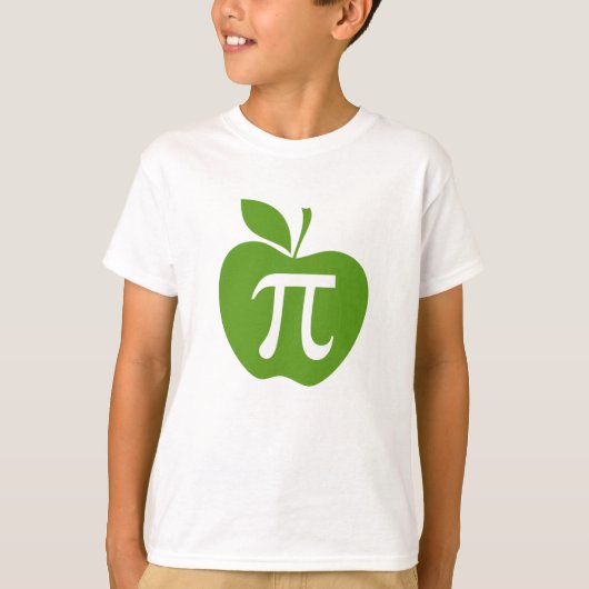 緑のApple Pi Tシャツ (正面)