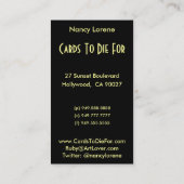 緑のBianca -名刺 名刺 (裏面)