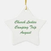 緑のBWCAのオーナメント セラミックオーナメント (裏面)