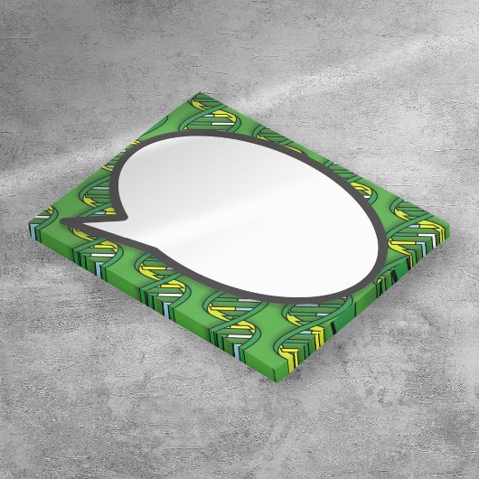 緑のDNAスピーチバブル医療科学 ポストイット