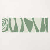 緑のEbbとFlow 4 ヨガマット (裏面(横))