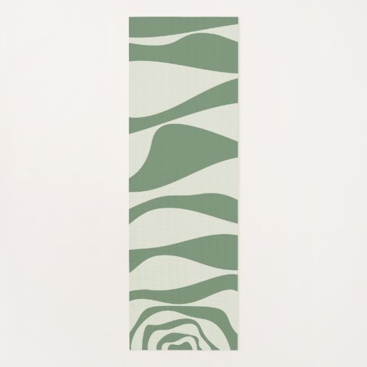 緑のEbbとFlow 4 ヨガマット (正面)