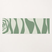 緑のEbbとFlow 4 ヨガマット (正面(横))