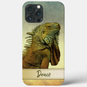緑のIguanaパーソナライズ可能 iPhone 13 Pro Maxケース