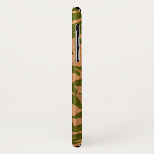 緑のKahanuのハワイのやしフェイクな木 Case-Mate iPhoneケース (裏面/左)