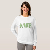 緑のKaur Tシャツ (正面フル)