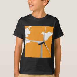 緑のKnowesの風力発電地帯 Tシャツ