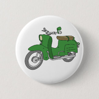 緑のMotorscooter "Schwalbe " 缶バッジ